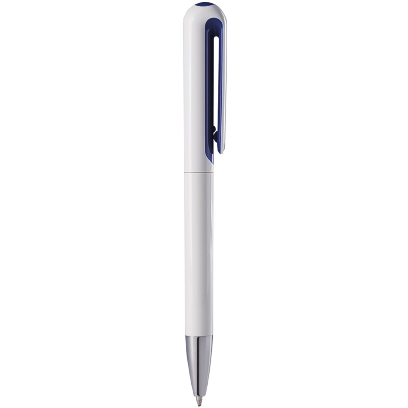 Penna a sfera in plastica blu royal personalizzata B11235BL
