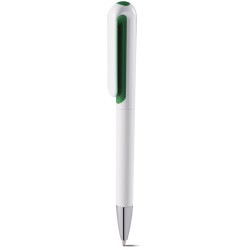 Penna a sfera in plastica verde personalizzata B11235V