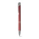 Penna a sfera in alluminio e metallo rossa personalizzata B11239R