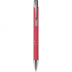 Penna a sfera in alluminio e metallo rossa personalizzata B11240R Penna a sfera in alluminio e metallo rossa personalizzata B11240R