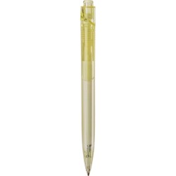 Penna a sfera in rpet gialla personalizzata B11241G