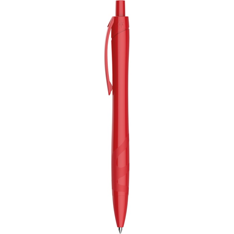 Penna a sfera in rpet rossa personalizzata B11243R