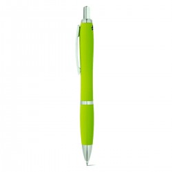 Penna a sfera con fusto antibatterico verde acido personalizzata B11245VA Penna a sfera con fusto antibatterico verde acido personalizzata B11245VA