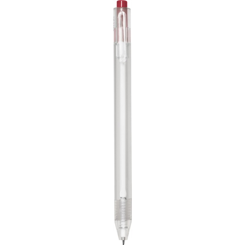 Penna a sfera in rpet rossa personalizzata B11247R