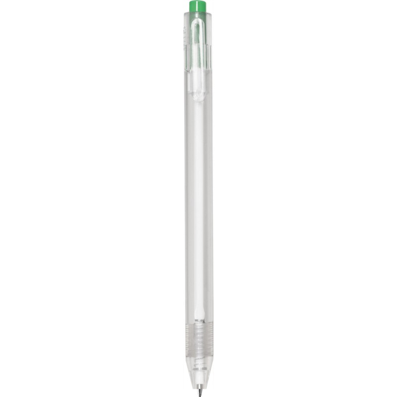 Penna a sfera in rpet verde personalizzata B11247V