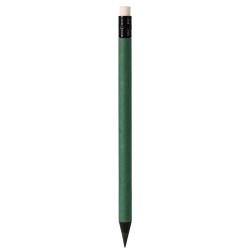 Matita in cartone con gomma con grafite in metallo verde inglese personalizzato B11248VI Matita in cartone con gomma con grafite in metallo verde inglese personalizzato B11248VI