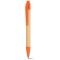 Penna a sfera in cartone riciclato e pla arancione personalizzata B11250A