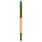 Penna a sfera in cartone riciclato e pla verde personalizzata B11250V
