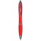 Penna a sfera in rpet e metallo rossa personalizzata B11255R