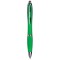 Penna a sfera in rpet e metallo verde personalizzata B11255V
