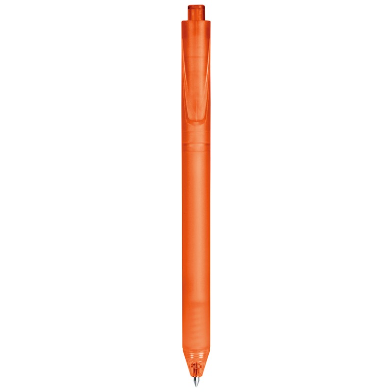 Penna a sfera in rpet arancione personalizzata B11256A