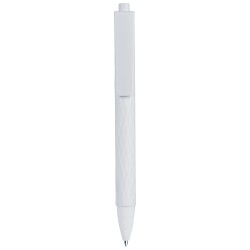 Penna a sfera in carbonato di calcio bianca personalizzata B11258B