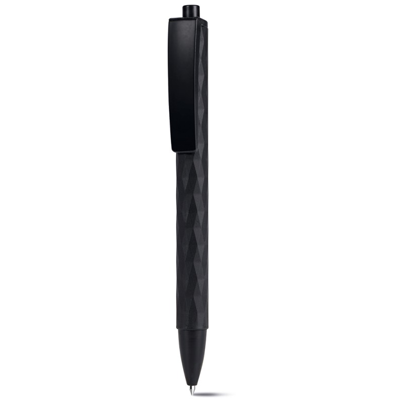 Penna a sfera in carbonato di calcio nera personalizzata B11258N