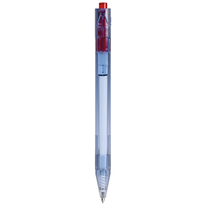 Penna a sfera in rpet rossa personalizzata B11260R