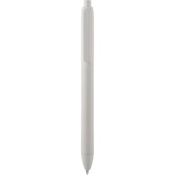Penna a sfera biodegradabile e compostabile in pla bianca personalizzata B11263B
