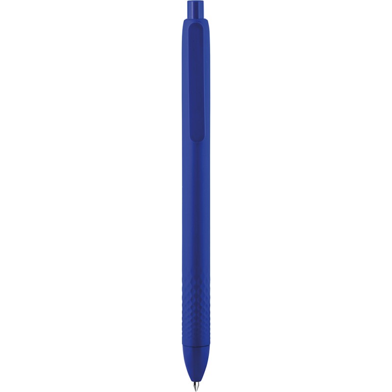 Penna a sfera biodegradabile e compostabile in pla blu royal personalizzata B11263BL