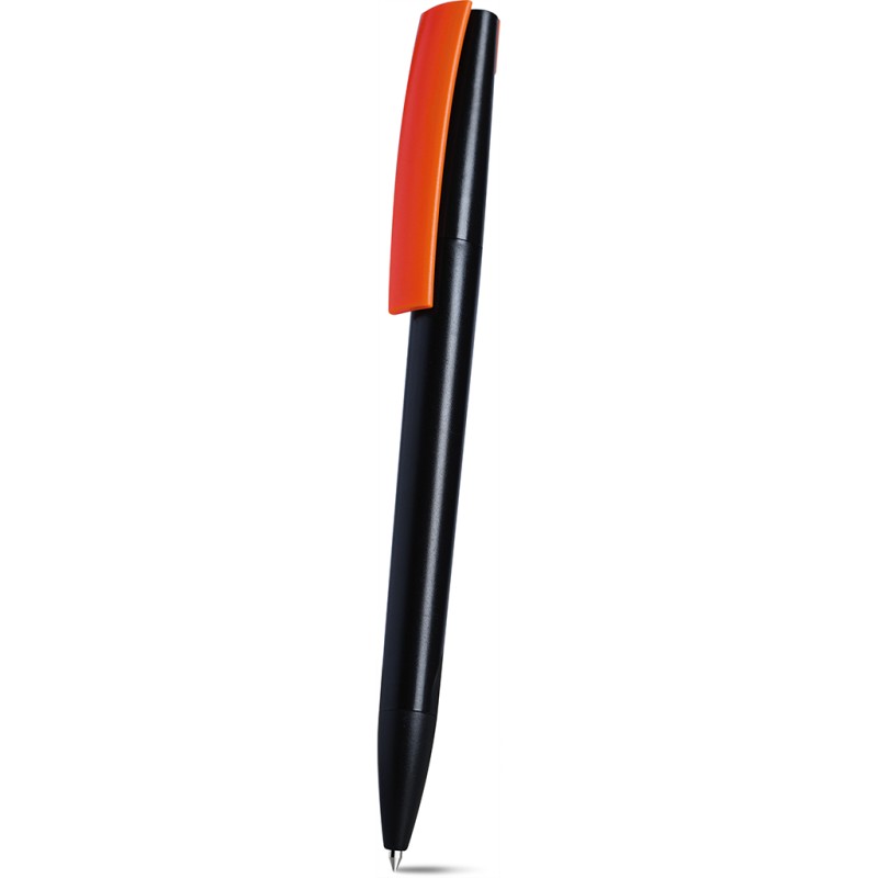 Penna a sfera in plastica riciclata arancione personalizzata B11264A