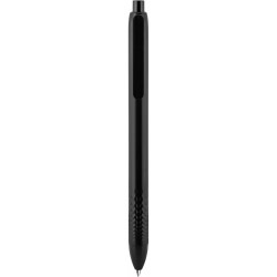 Penna a sfera in plastica riciclata nera personalizzata B11265N