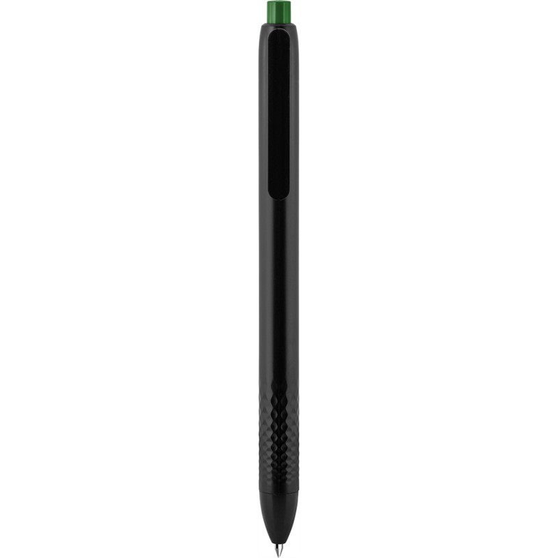 Penna a sfera in plastica riciclata verde personalizzata B11265V