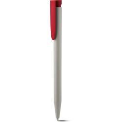 Penna a sfera in plastica riciclata rossa personalizzata B11266R