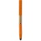 Penna a sfera con touch screen in bamboo arancione personalizzata B11267A