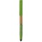Penna a sfera con touch screen in bamboo verde acido personalizzata B11267VA