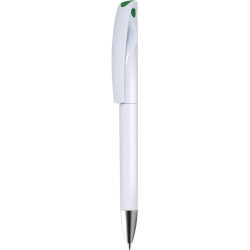 Penna a sfera in plastica verde personalizzata B11269V