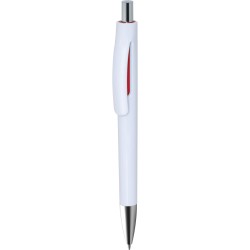 Penna a sfera in plastica rossa personalizzata B11270R
