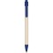 Penna a sfera in cartone riciclato del latte e pla blu royal personalizzata B11271BL
