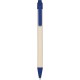 Penna a sfera in cartone riciclato del latte e pla blu royal personalizzata B11271BL