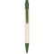 Penna a sfera in cartone riciclato del latte e pla verde personalizzata B11272V