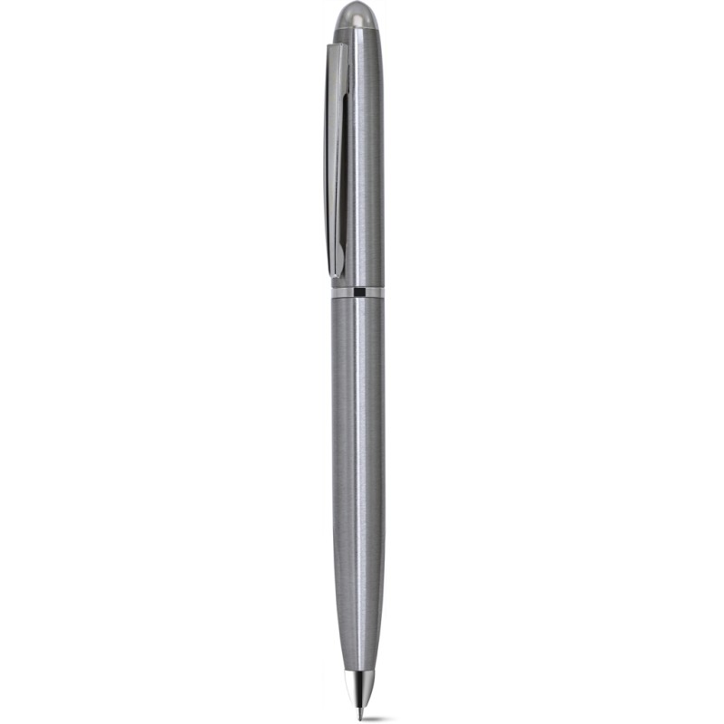 Penna a sfera in acciaio riciclato personalizzata B11275