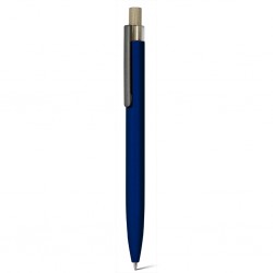 Penna a sfera in alluminio riciclato blu royal personalizzata B11281BL