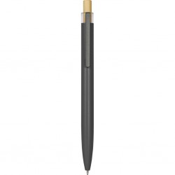 Penna a sfera in alluminio riciclato grigia personalizzata B11281GR