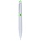Penna a sfera cancellabile in plastica abs riciclata verde acido personalizzata B11283VA
