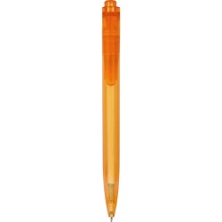 Penna a sfera in plastica pc riciclata arancione personalizzata B11284A