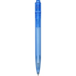 Penna a sfera in plastica pc riciclata blu royal personalizzata B11284BL