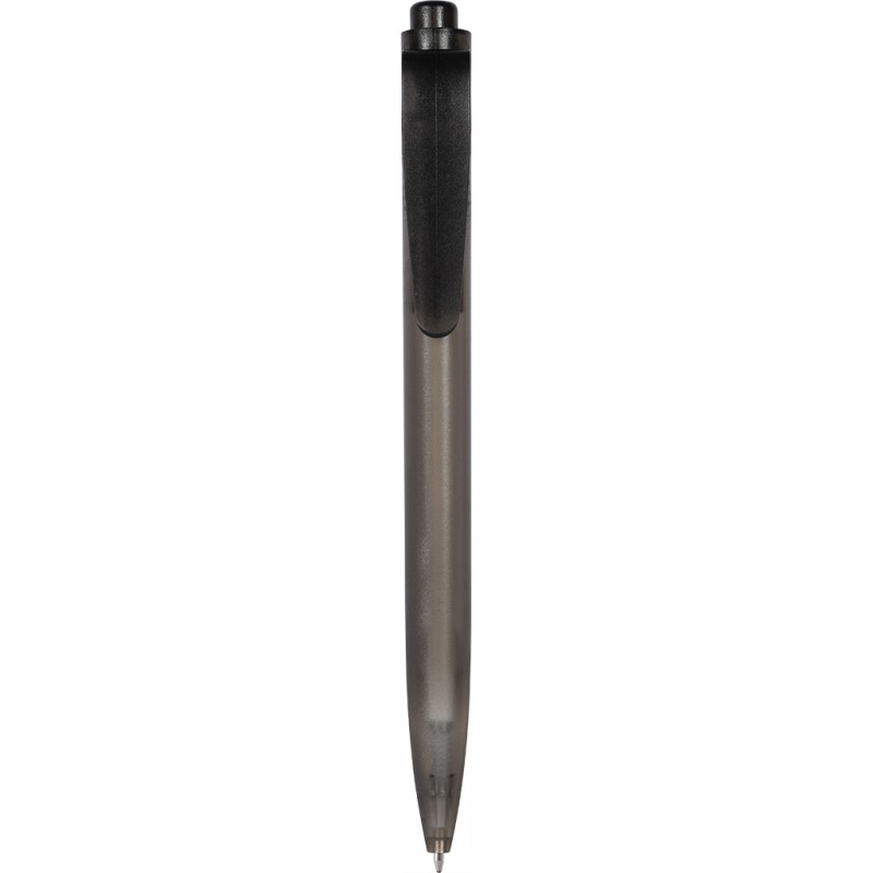 Penna a sfera in plastica pc riciclata nera personalizzata B11284N