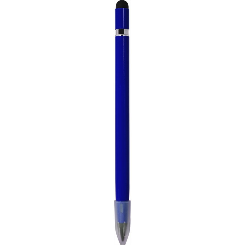Matita in alluminio touch screen con grafite in metallo blu royal personalizzato B11285BL
