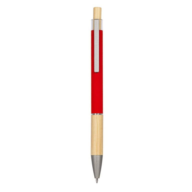Penna a sfera in alluminio rossa personalizzata B11288R