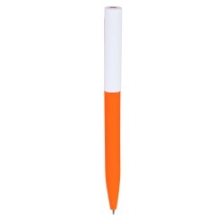 Penna a sfera in plastica abs riciclata arancione personalizzata B11289A