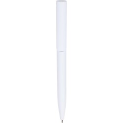 Penna a sfera in plastica abs riciclata bianca personalizzata B11289B