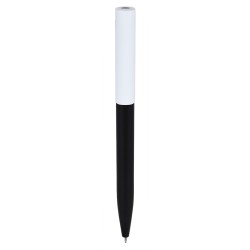 Penna a sfera in plastica abs riciclata nera personalizzata B11289N