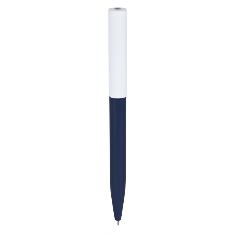 Penna a sfera in plastica abs riciclata blu navy personalizzata B11289NY