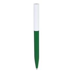 Penna a sfera in plastica abs riciclata verde personalizzata B11289V