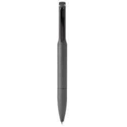 Penna a sfera con luce led in plastica e metallo grigia personalizzata B11293GR Penna a sfera con luce led in plastica e metallo grigia personalizzata B11293GR