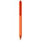 Penna con inchiostro gel in plastica soft touch arancione personalizzata B11299A