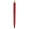 Penna a sfera con refill blu in paglia di grano rossa personalizzata B11301R