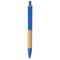 Penna a sfera con refill blu in bambù blu sky personalizzata B11302SK