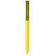 Penna a sfera in plastica soft touch gialla personalizzata B11308G